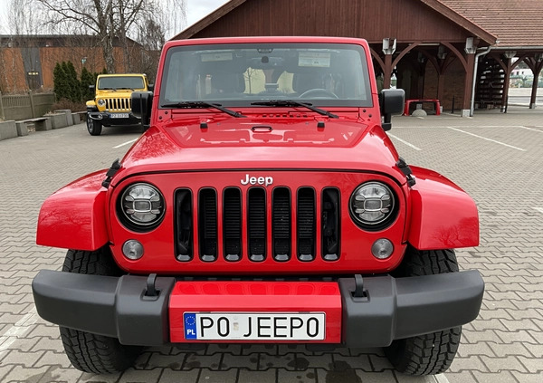 Jeep Wrangler cena 119000 przebieg: 72000, rok produkcji 2016 z Poznań małe 742